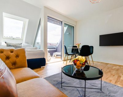 Bright modern apartment near the city center