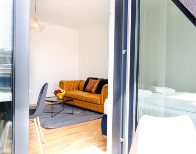 Bright modern apartment near the city center