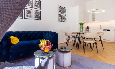 Elegant accommodation with balcony in 5th district