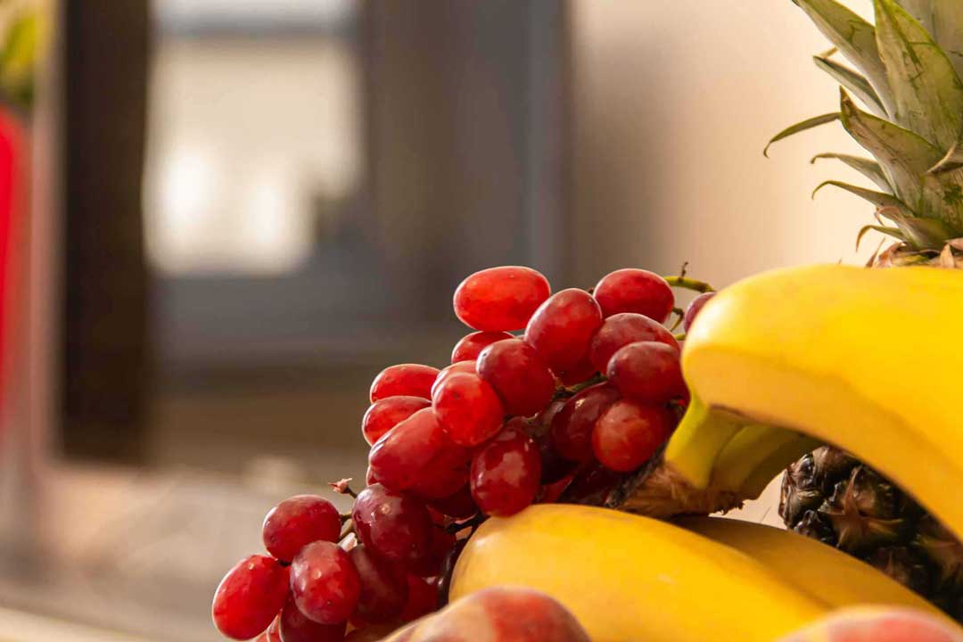 Fresh fruit on a table
