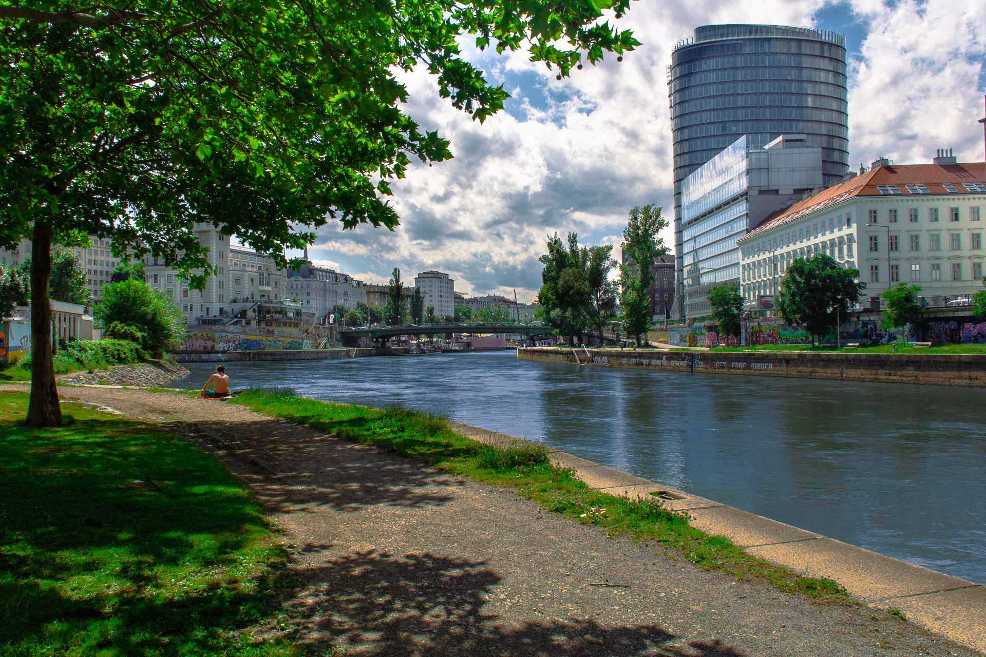 The Danube Canal in Vienna
